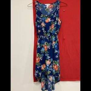 Navy Flower Dress